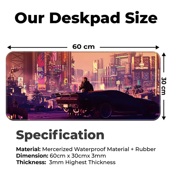Cyberpunk City Deskmat