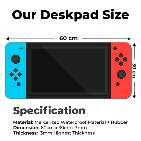 Switch Console Style Deskmat
