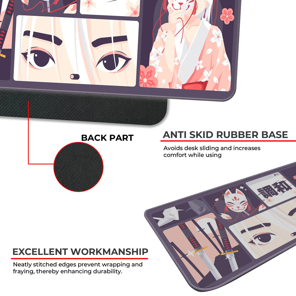 Kitsune Mask Deskmat