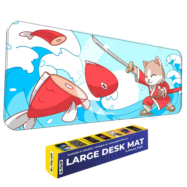 Japanese Cat Deskmat