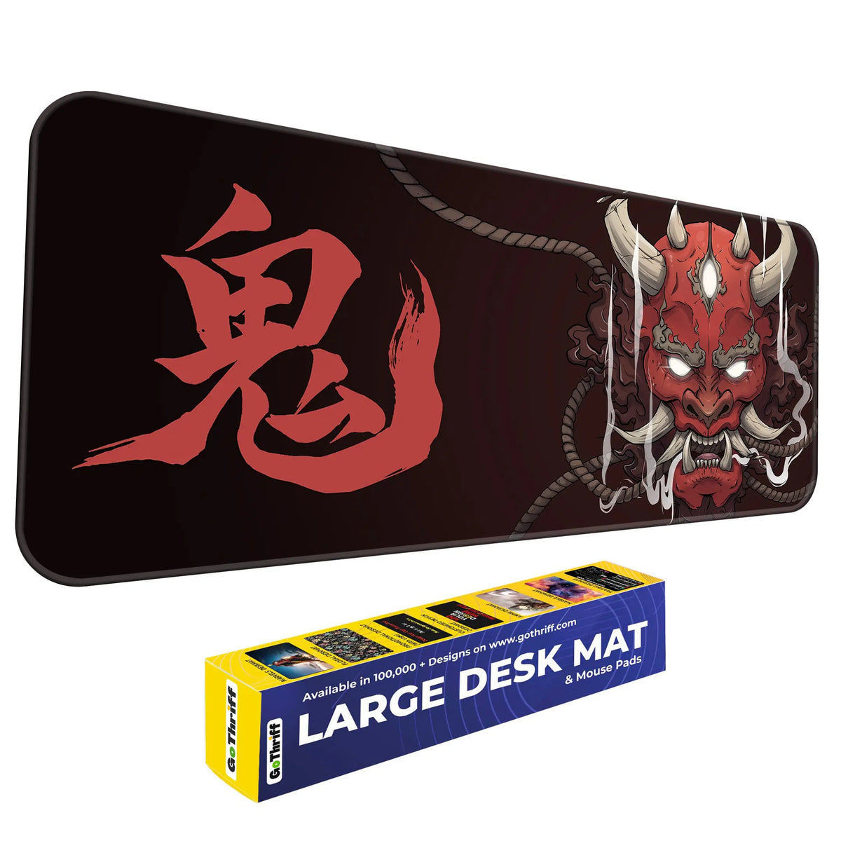 Crimson Oni Wrath Deskmat