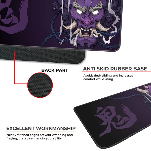 Crimson Oni Wrath Deskmat