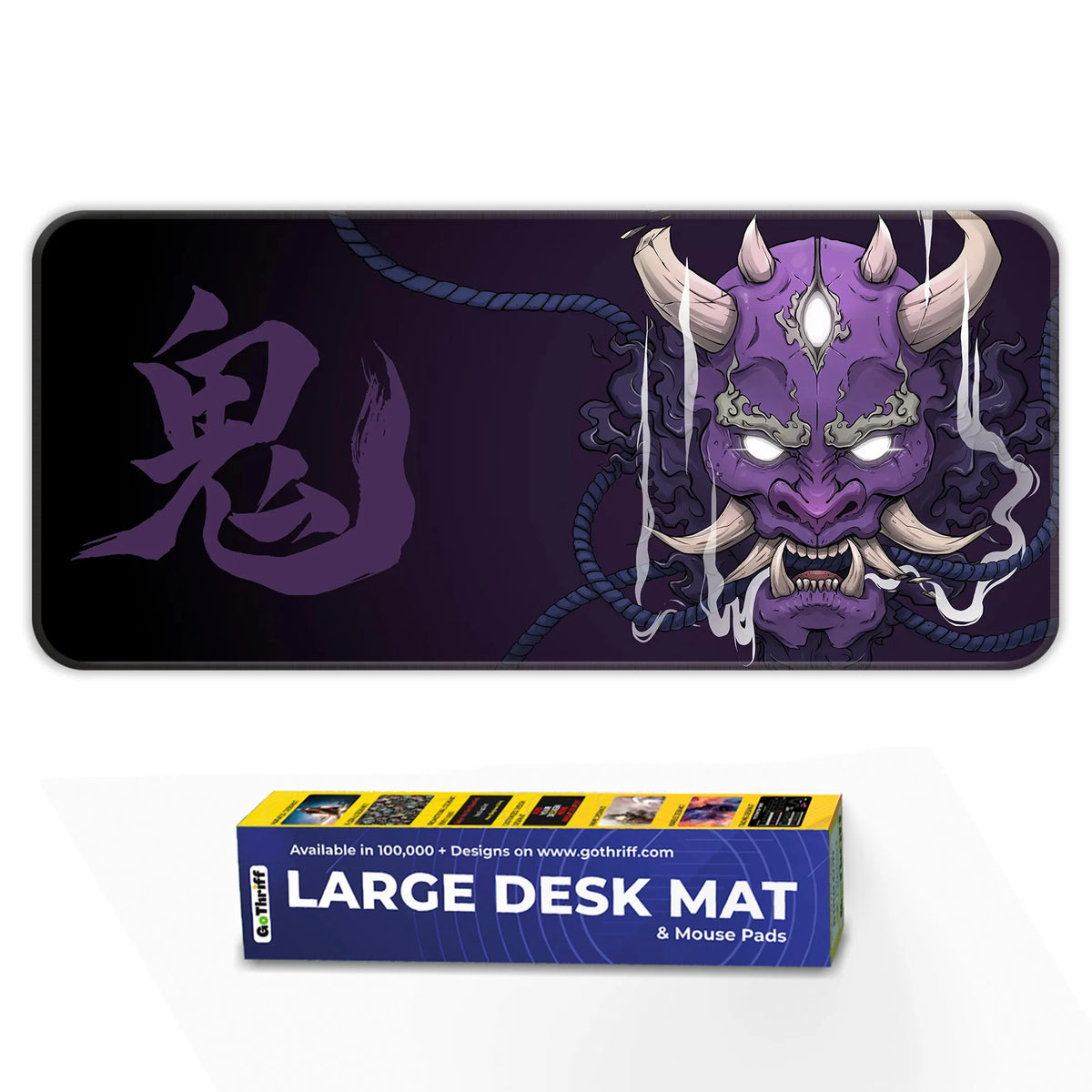 Crimson Oni Wrath Deskmat
