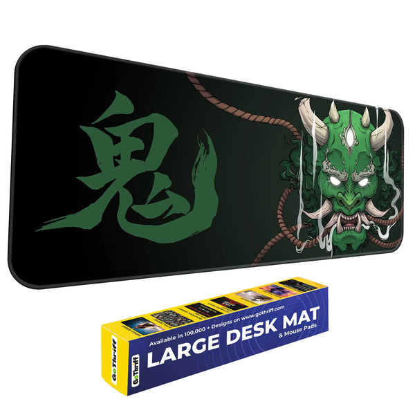 Crimson Oni Wrath Deskmat