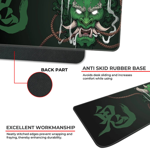 Crimson Oni Wrath Deskmat