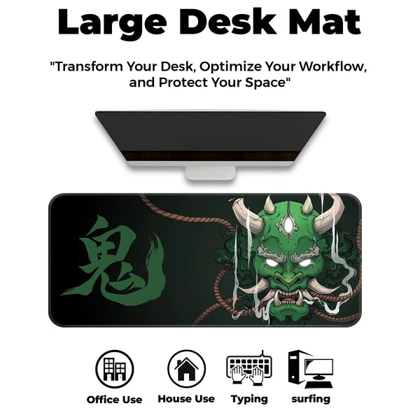 Crimson Oni Wrath Deskmat
