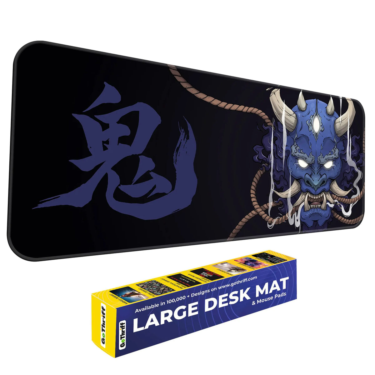 Crimson Oni Wrath Deskmat