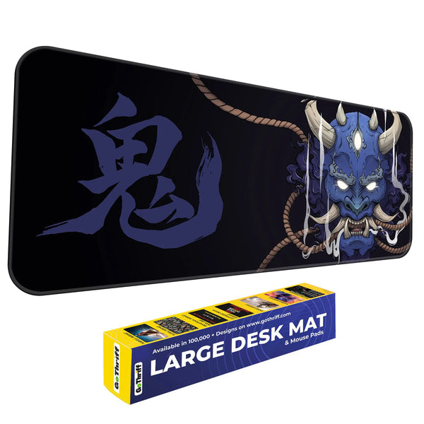Crimson Oni Wrath Deskmat
