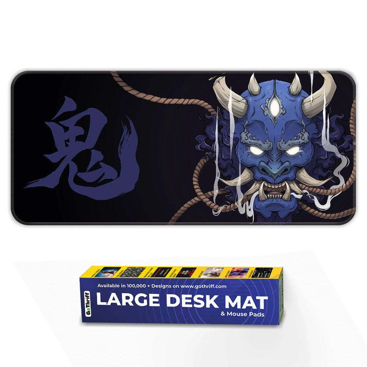 Crimson Oni Wrath Deskmat