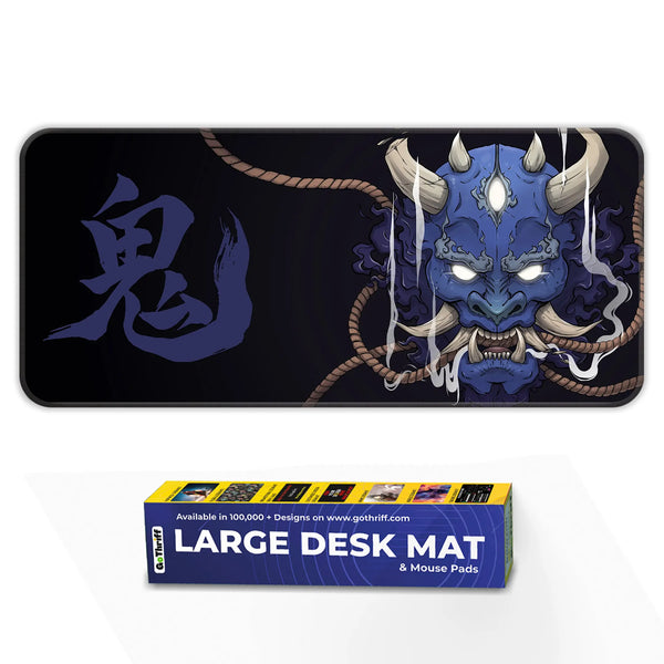 Crimson Oni Wrath Deskmat