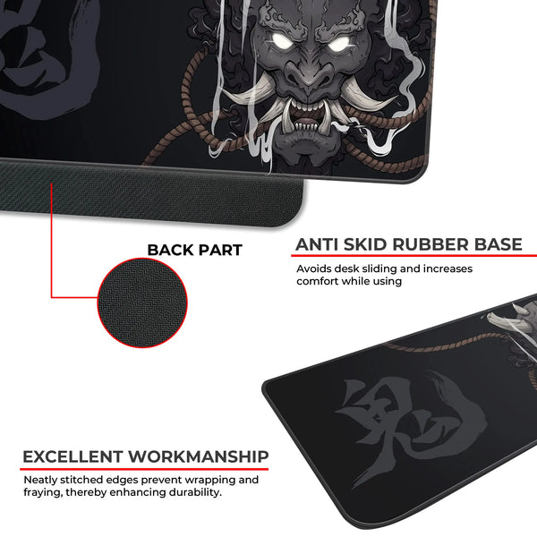 Crimson Oni Wrath Deskmat