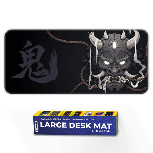Crimson Oni Wrath Deskmat