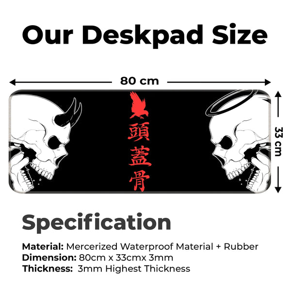 Heaven & Hell Skull Clash Deskmat