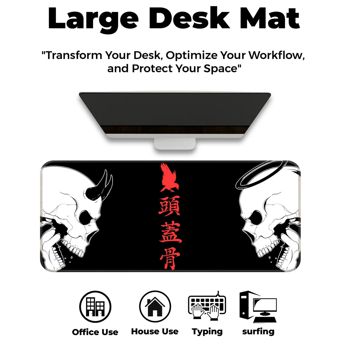 Heaven & Hell Skull Clash Deskmat