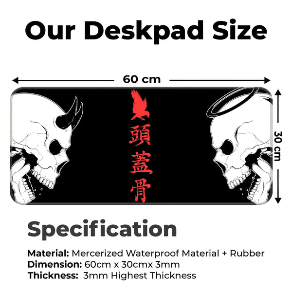 Heaven & Hell Skull Clash Deskmat