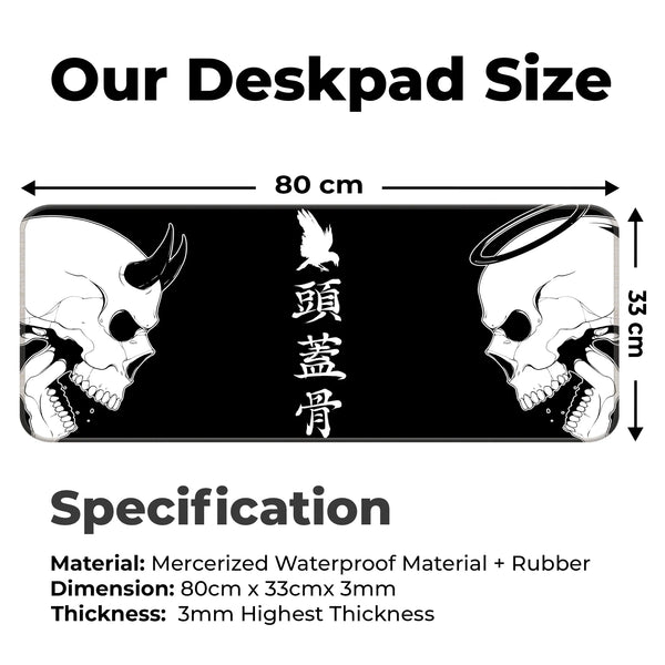 Heaven & Hell Skull Clash Deskmat