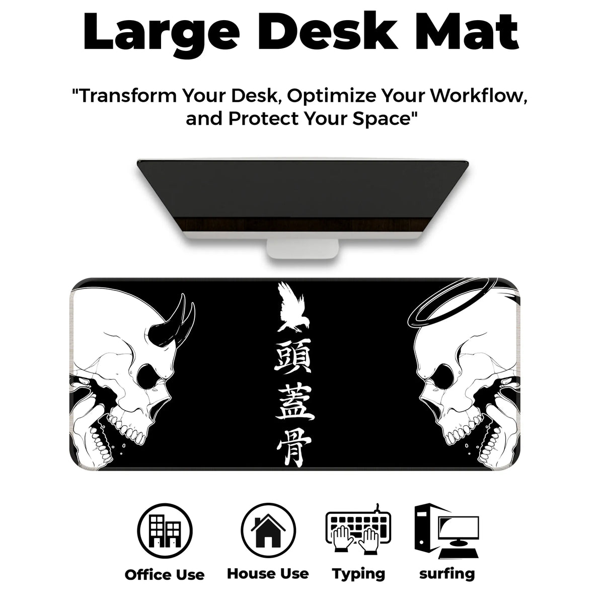 Heaven & Hell Skull Clash Deskmat
