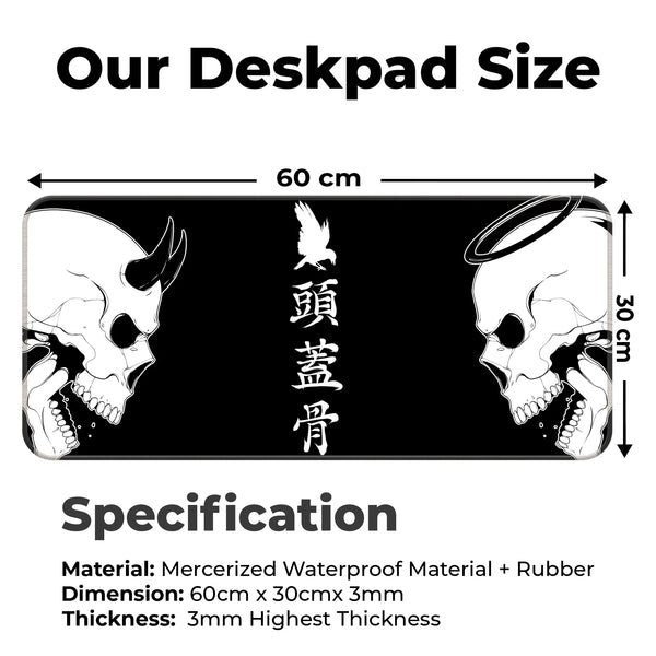Heaven & Hell Skull Clash Deskmat