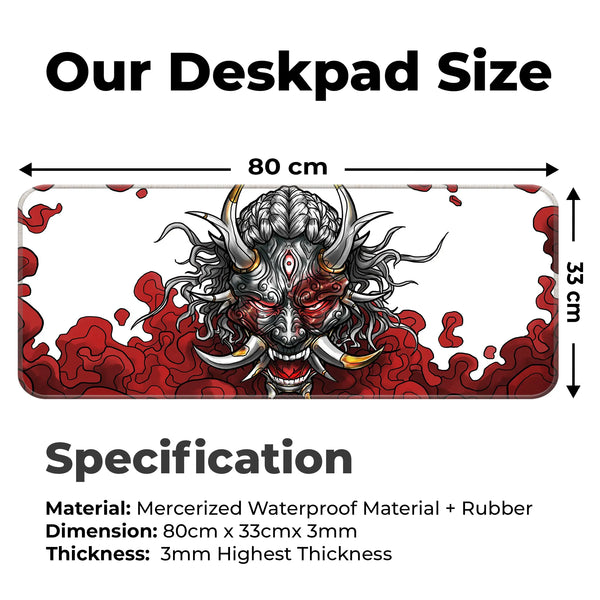 Japanese Oni Demon Deskmat