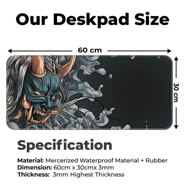 Japanese Oni Demon Deskmat