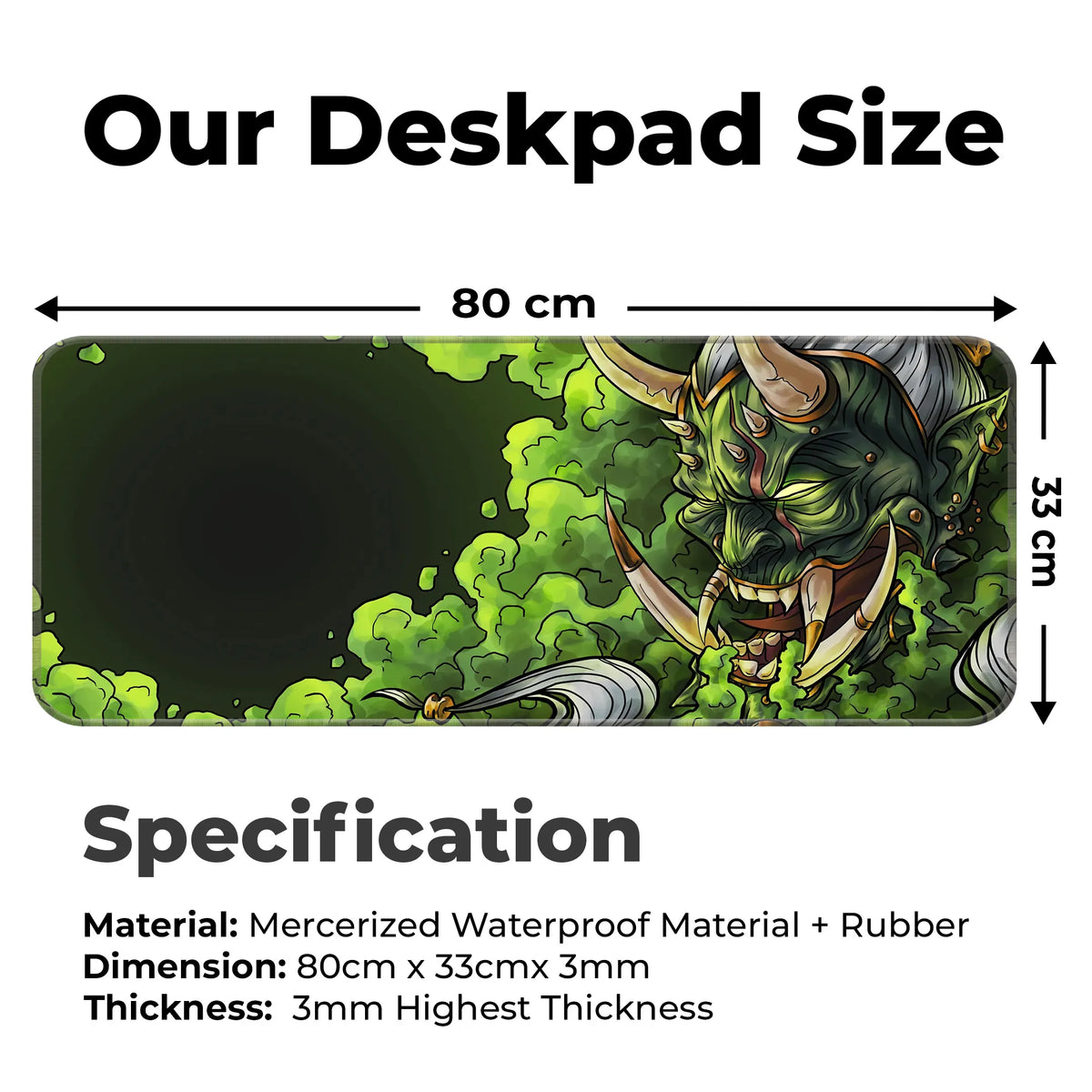 Japanese Oni Demon Deskmat