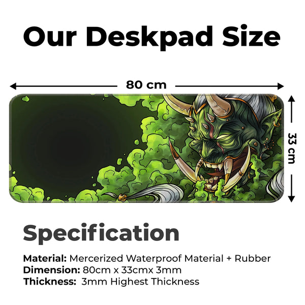 Japanese Oni Demon Deskmat