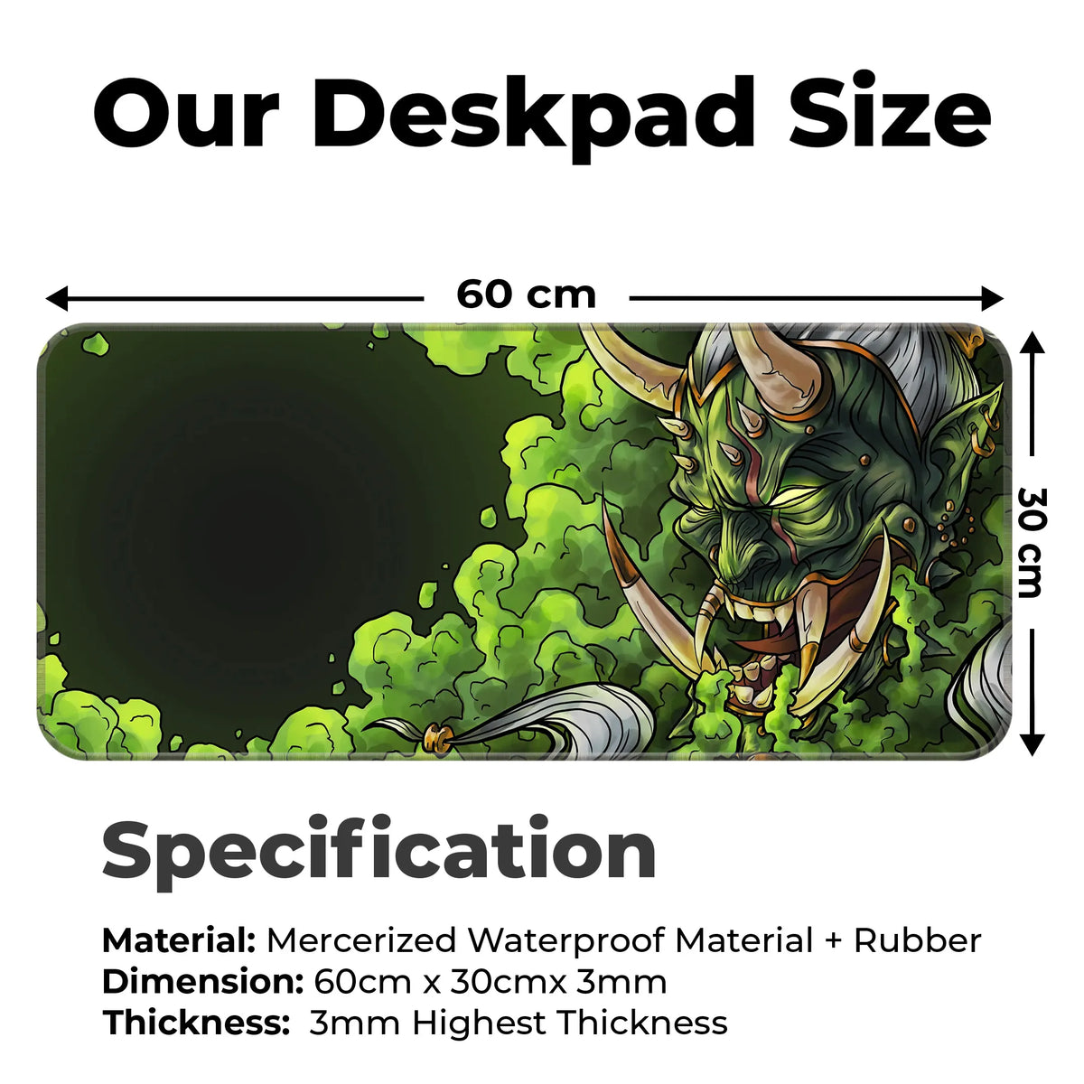Japanese Oni Demon Deskmat