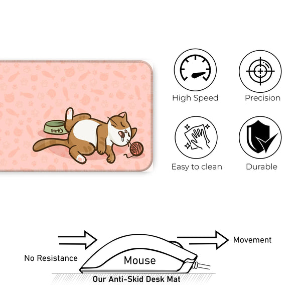 Kawai Cat Deskmat