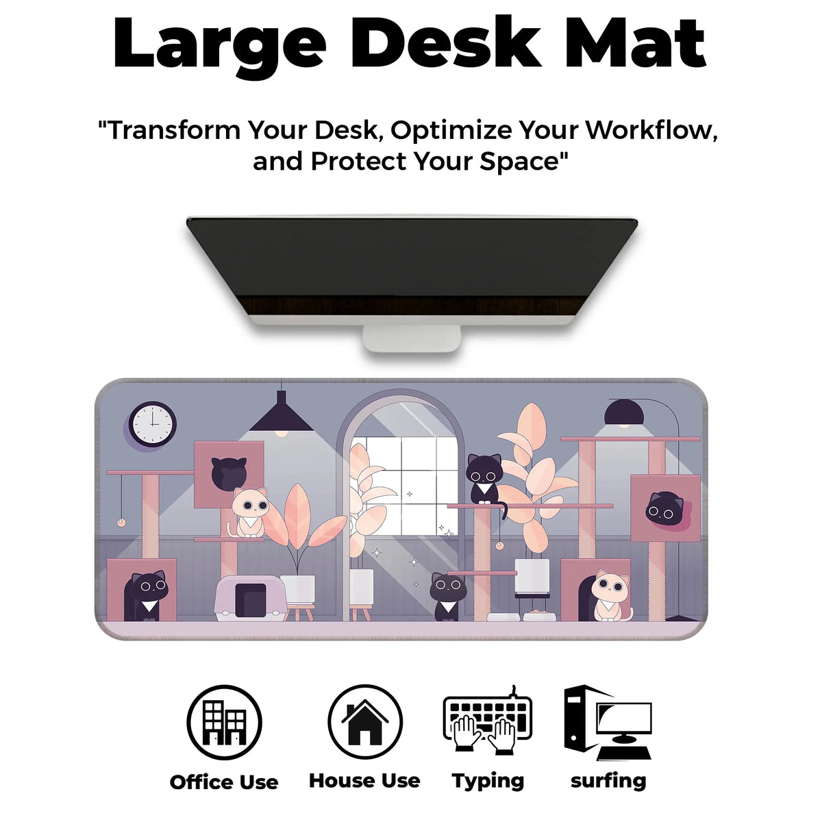 Cozy Cat Deskmat