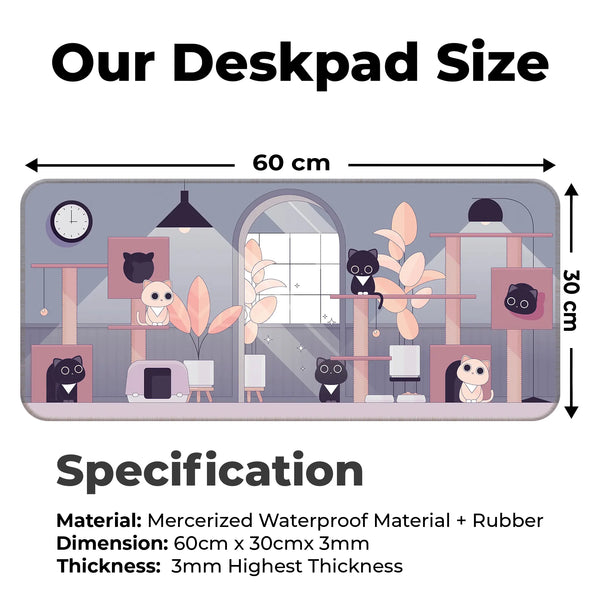 Cozy Cat Deskmat