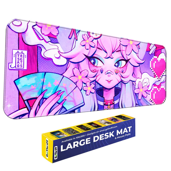 Kawai Fashion Girl Deskmat