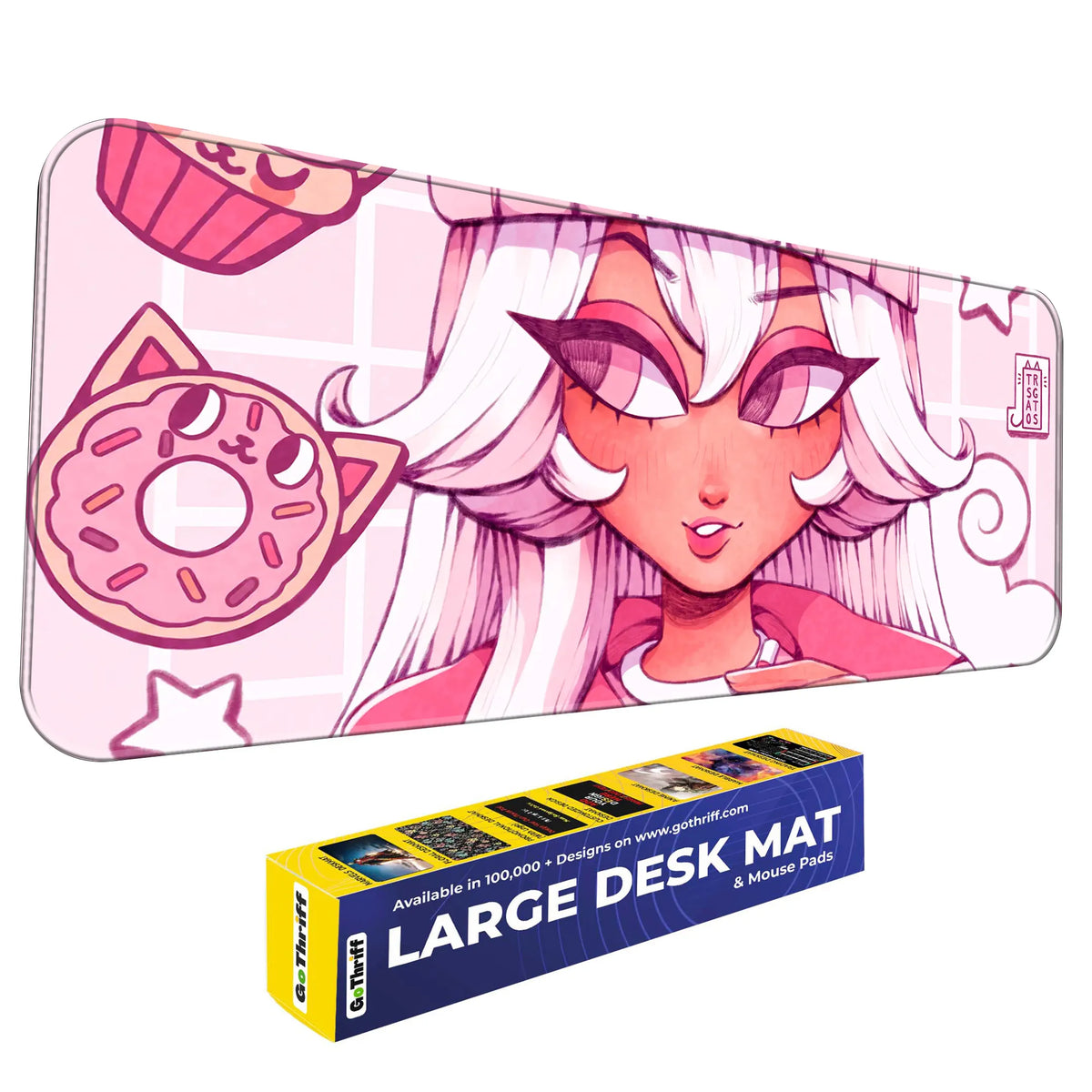 Kawai Fashion Girl Deskmat