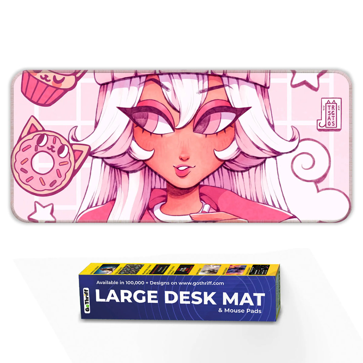 Kawai Fashion Girl Deskmat