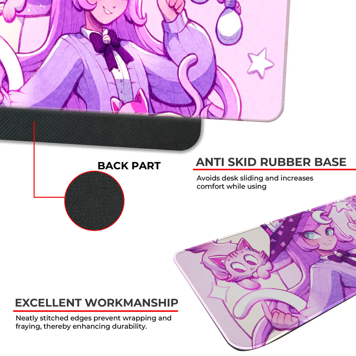 Kawai Fashion Girl Deskmat