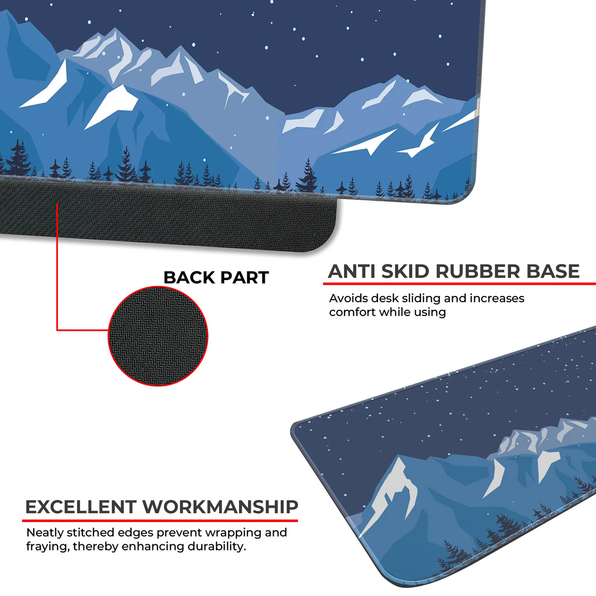Starlit Himalayas Deskmat
