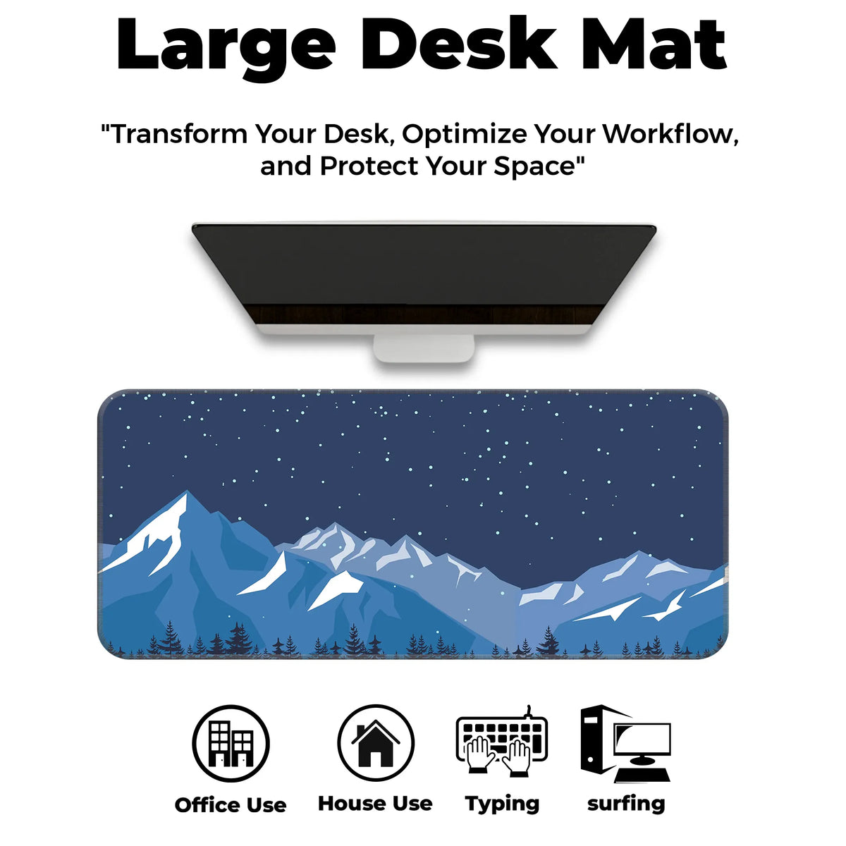 Starlit Himalayas Deskmat