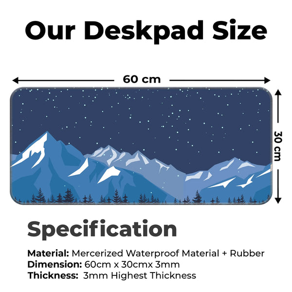 Starlit Himalayas Deskmat