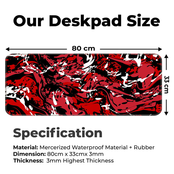 Crimson Chaos Deskmat
