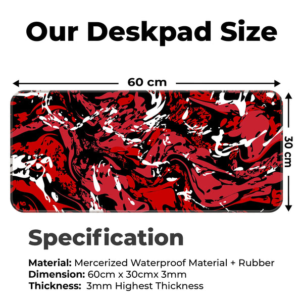 Crimson Chaos Deskmat