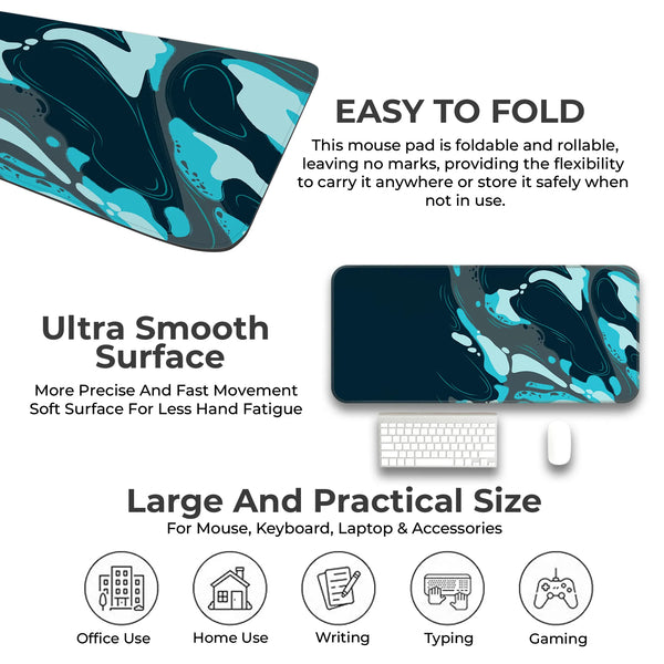Aqua Drift Deskmat