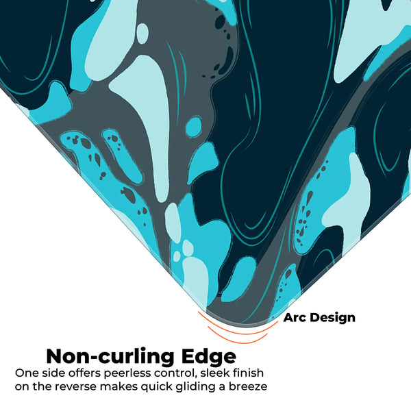 Aqua Drift Deskmat