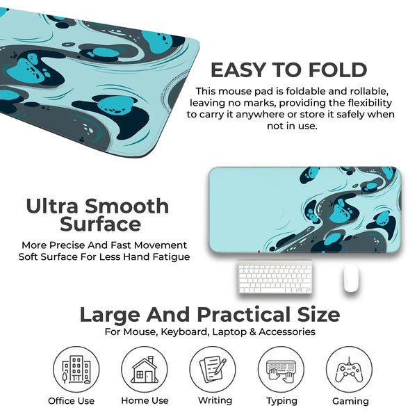 Aqua Drift Deskmat