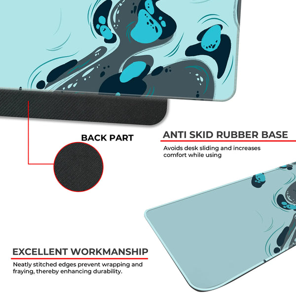 Aqua Drift Deskmat