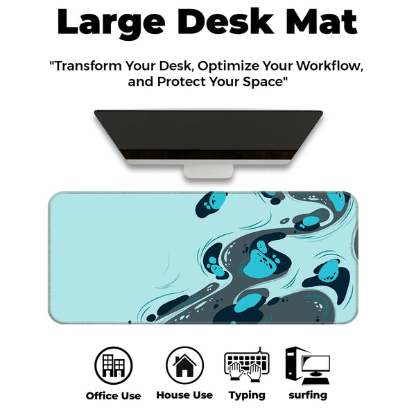 Aqua Drift Deskmat