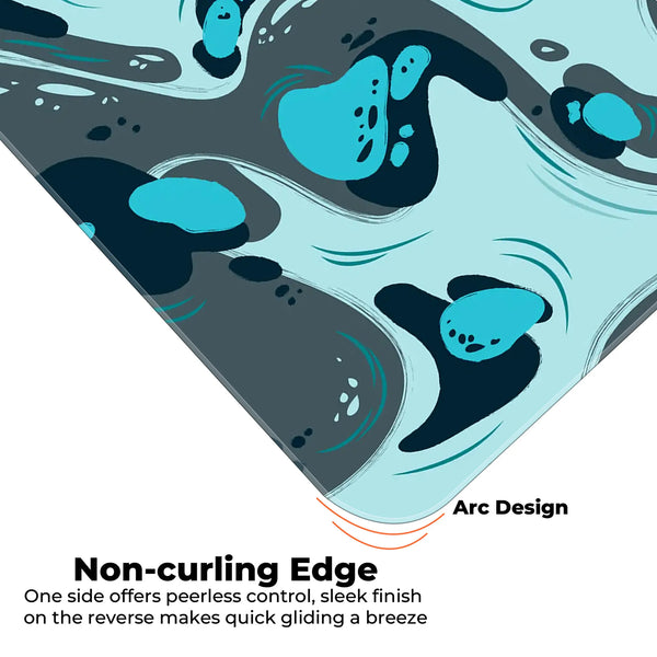 Aqua Drift Deskmat