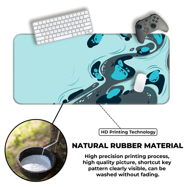 Aqua Drift Deskmat
