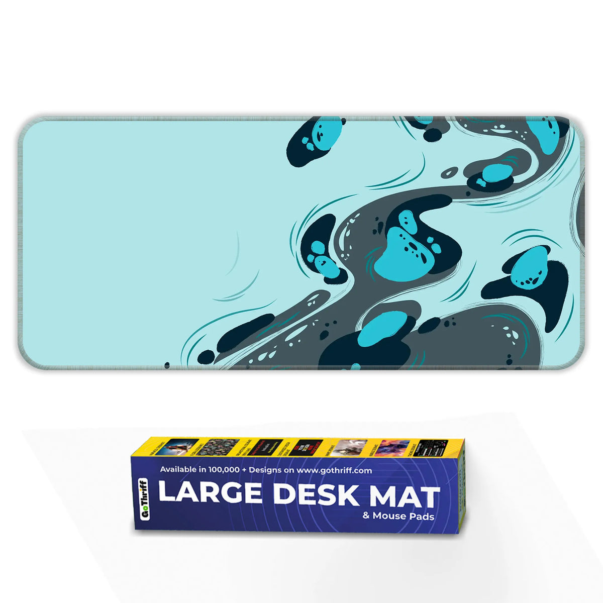 Aqua Drift Deskmat