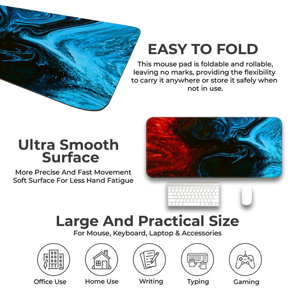 Aqua Drift Deskmat