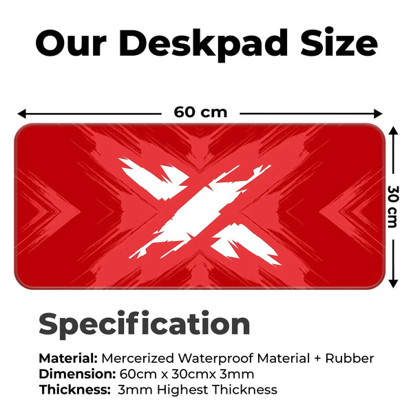 Minimal X Deskmat