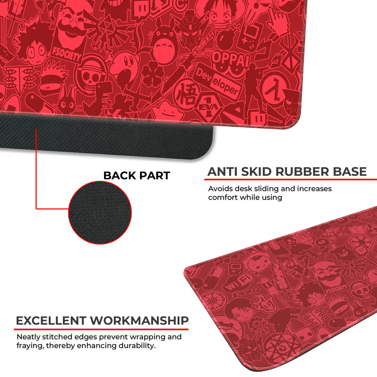 Anime Hacker Collage Deskmat